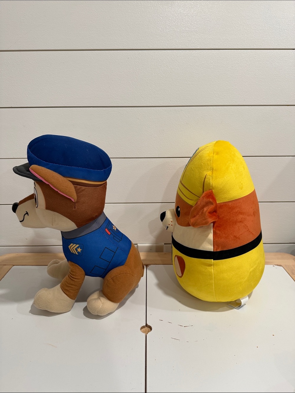 Paw Patrol Plush Chase & Rubble Set - Blue, Yellow, Brown - Picture 4 of 10